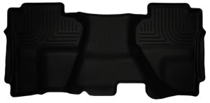 GMC Sierra 1500 Floor Mats - Rear - Husky Liners - WeatherBeater - Black - 2014